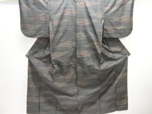 抽象模様織り出し本場泥大島紬着物